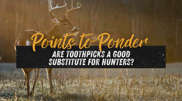 Are toothpicks a good substitute for hunters?