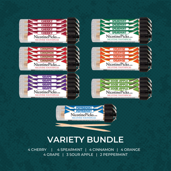 Nicotine Picks™ - 25 Tube Variety Bundle - Nicotine Picks